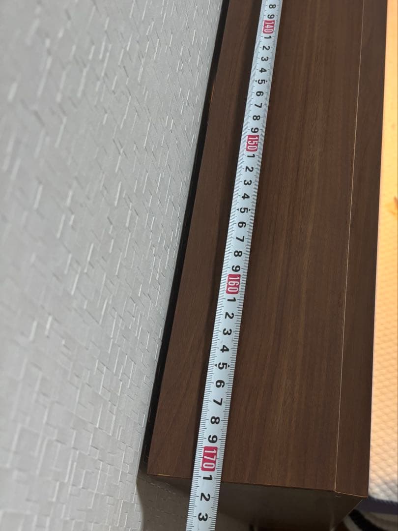 クイーンベッドフレーム 木製スラット LEDライト付き