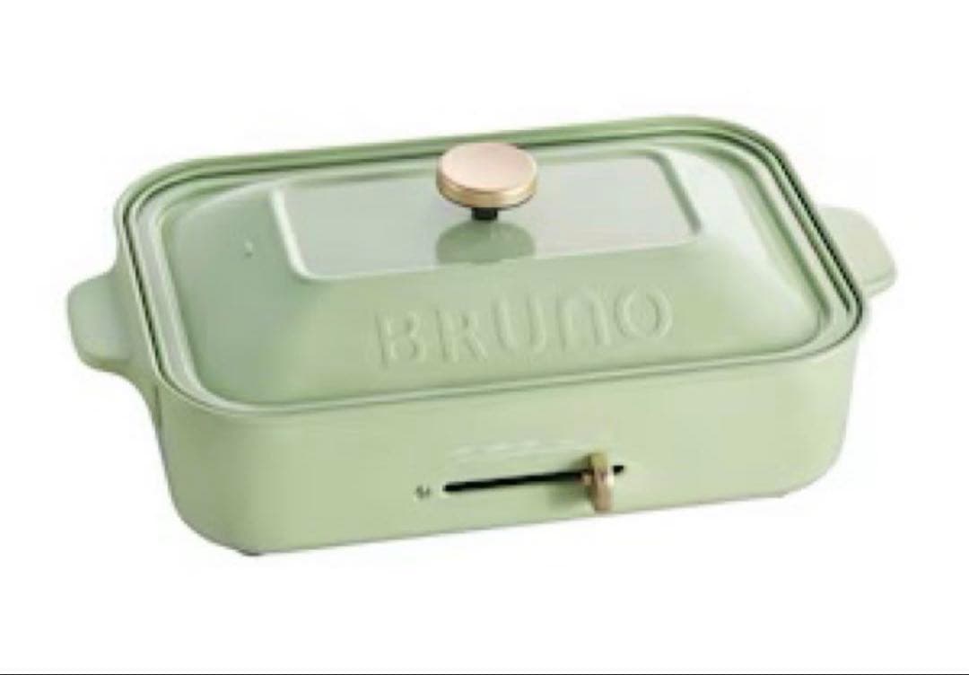 【新品】BRUNO コンパクトホットプレート グラスグリーン