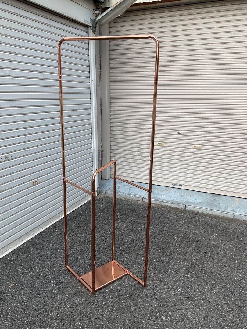 Francfranc 銅色のツイスト ハンガーラック CP