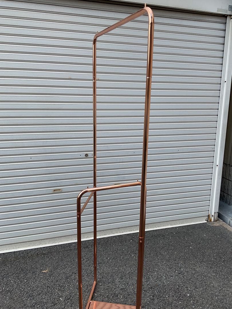Francfranc 銅色のツイスト ハンガーラック CP