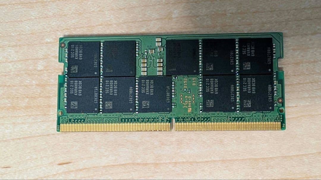 32GB 【ECC】 DDR5 4800 SODIMM