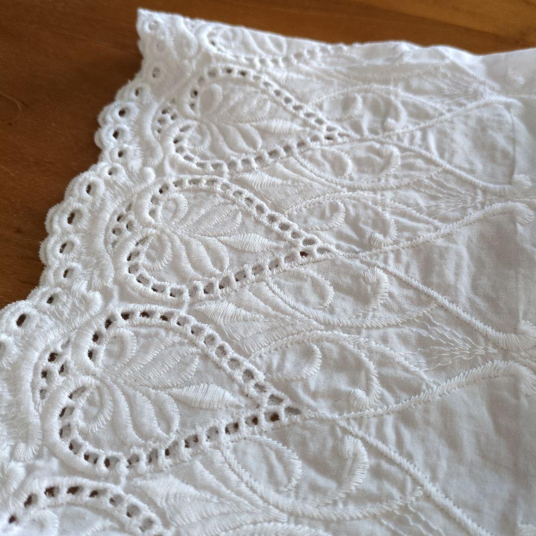 AVALEZ ジュポネ ホワイト 半襦袢 半衿付き・ベルトセット