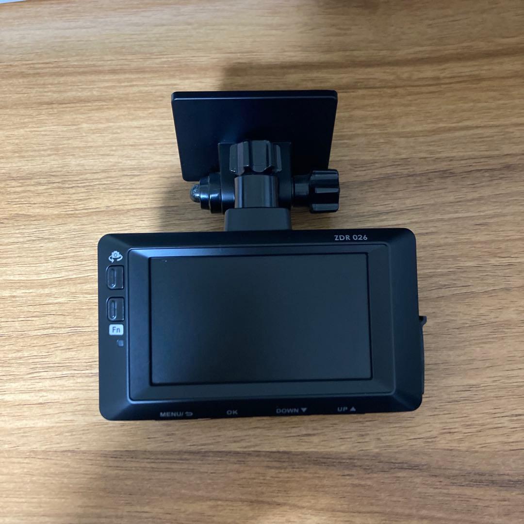 【セール】ZDR026 コムテック ドライブレコーダー（フロント＆リア）