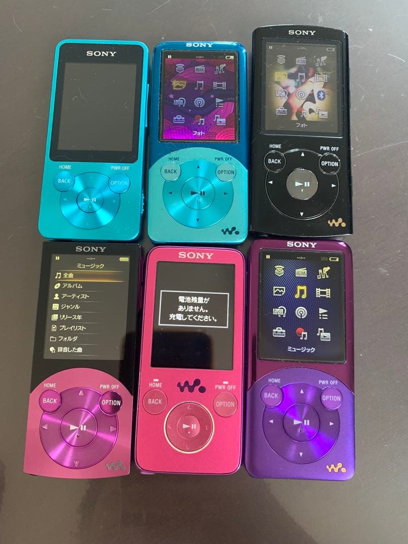 Sony Walkman デジタルオーディオプレーヤー 6台セット