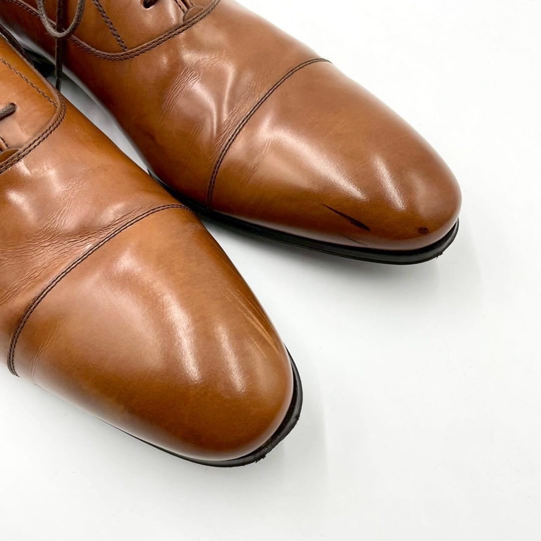 リーガル ドレスビジネス ストレートチップ ブラウン 27 箱付き Y1343