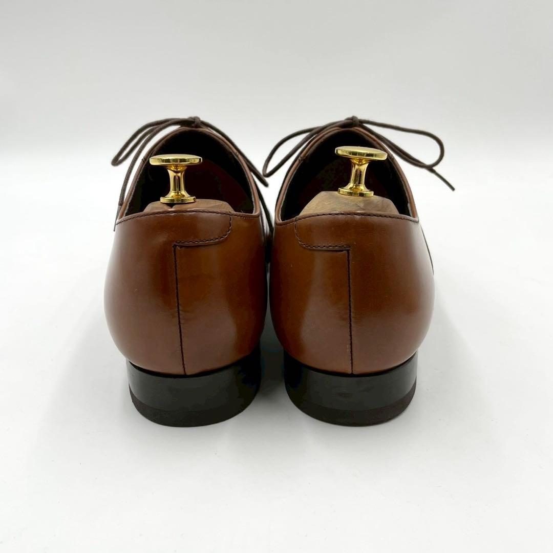 リーガル ドレスビジネス ストレートチップ ブラウン 27 箱付き Y1343