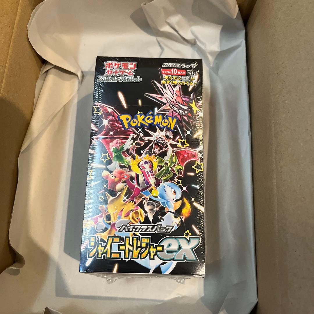 【ポケセン産】ポケカシャイニートレジャーex BOX 未開封　シュリンク付き