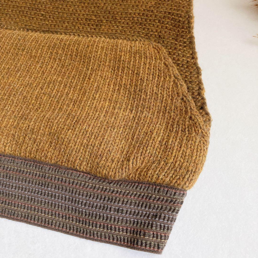 【美品】キャピタル ウール デザイン ニット ベスト 1 日本製