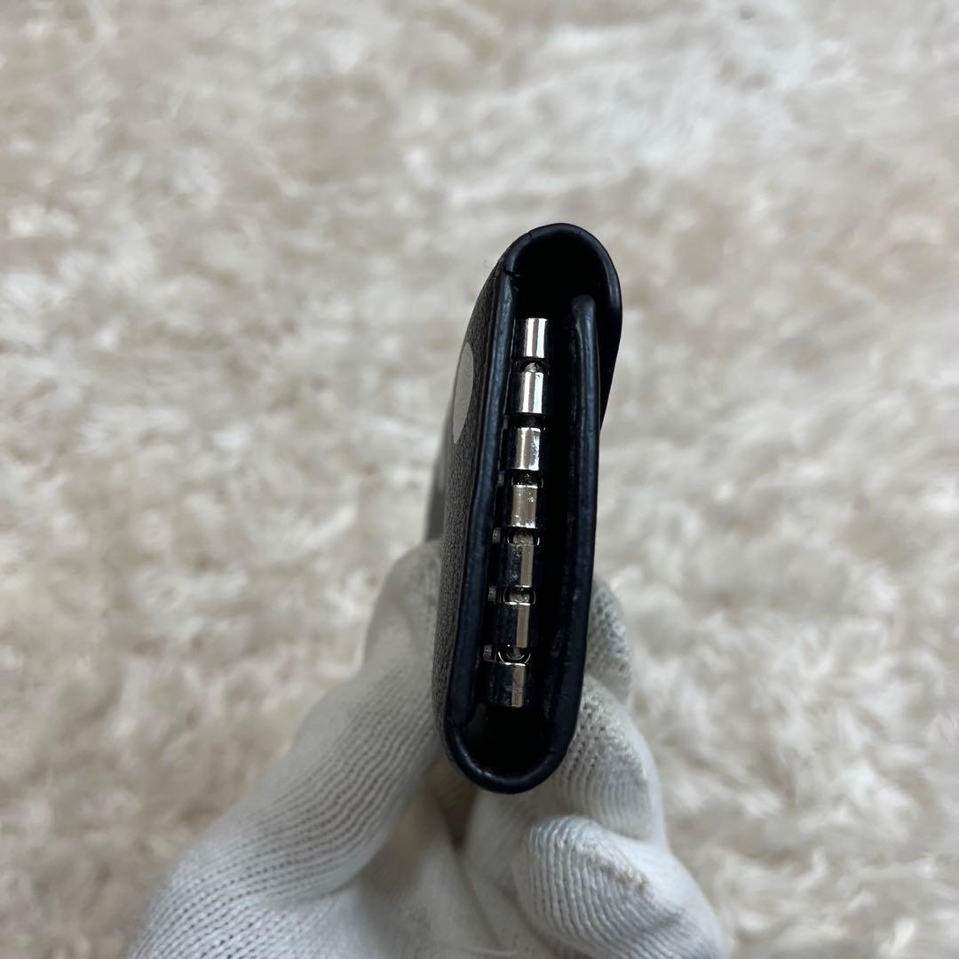 バレンシアガ　BALENCIAGA キーケース　6連フック　ドット　水玉　レザー