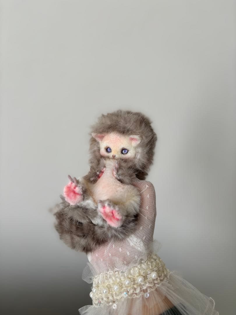 アートドール　No.067こねこ幻獣　羊毛フェルト