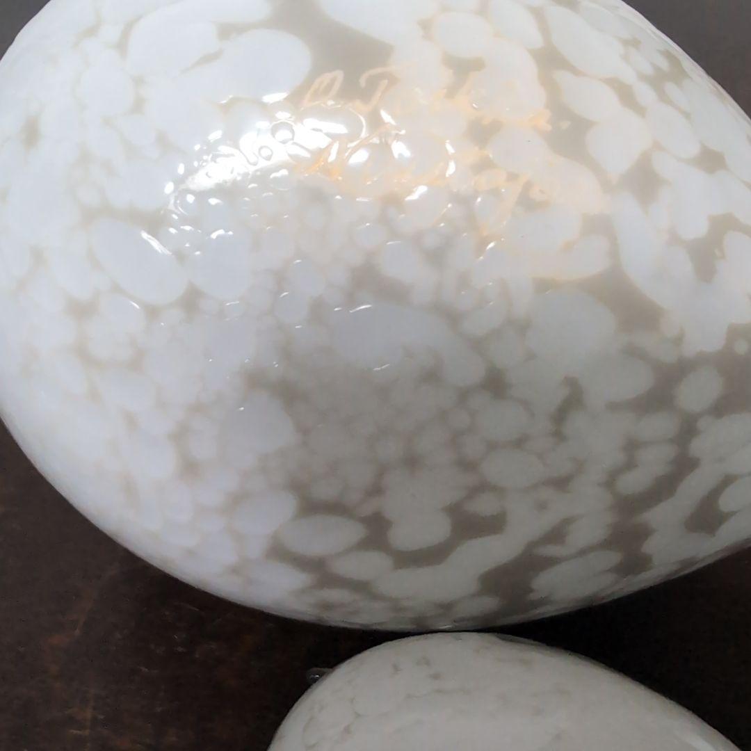 ヌータヤルヴィ　バード　アートガラス　置物　フィンランド　北欧ヴィンテージ　2個