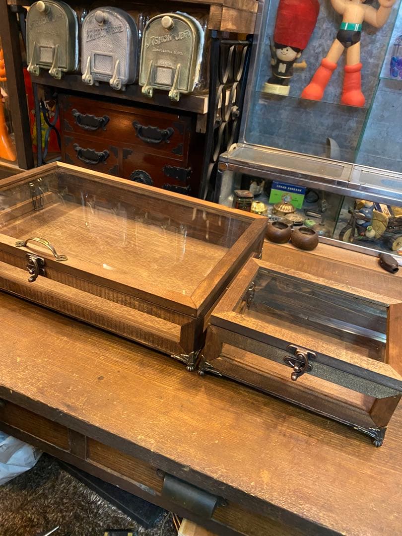 七色海月様　カスタムオーダー　木製ガラスケース