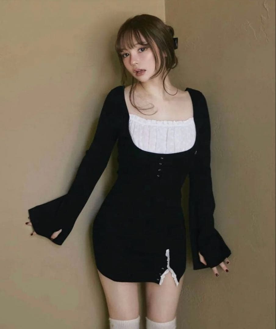 ワンピース ANDMARY Poppy lace mini dress