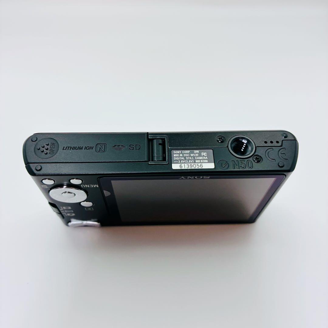 箱付き SONY Cyber-shot DSC-W530 デジカメ ブラック