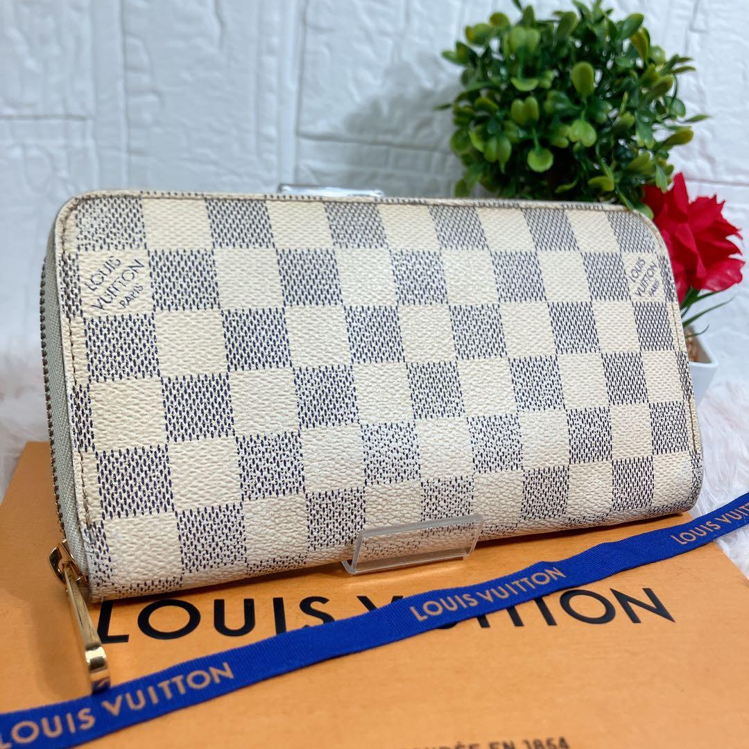 ルイヴィトン ダミエ アズール ジッピーウォレット ラウンドファスナー 長財布