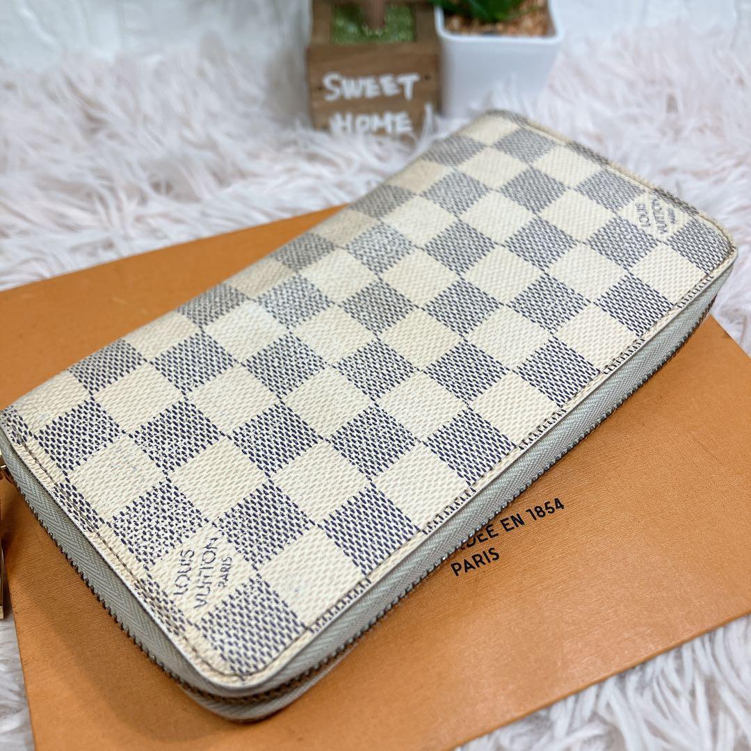 ルイヴィトン ダミエ アズール ジッピーウォレット ラウンドファスナー 長財布