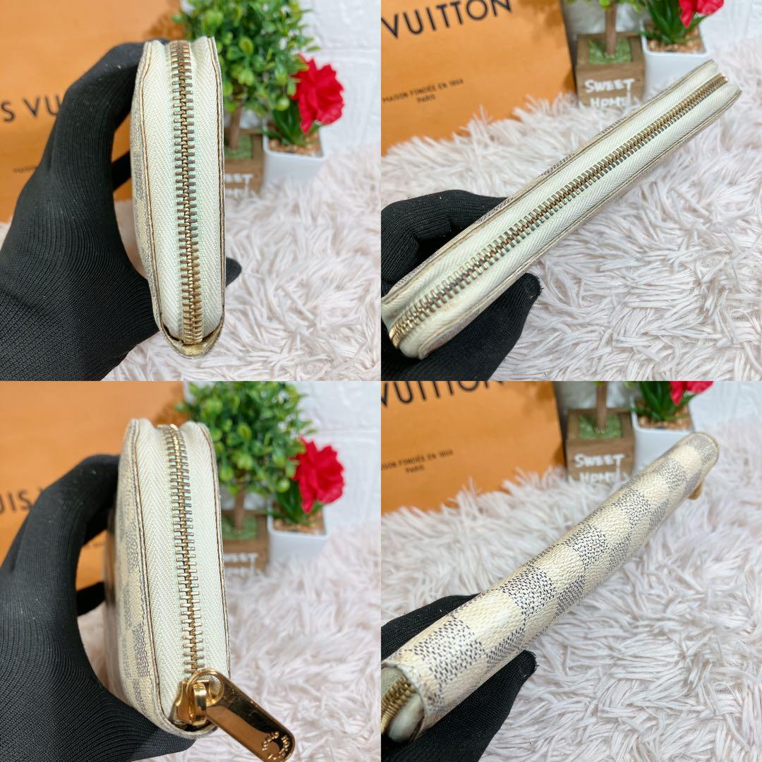 ルイヴィトン ダミエ アズール ジッピーウォレット ラウンドファスナー 長財布