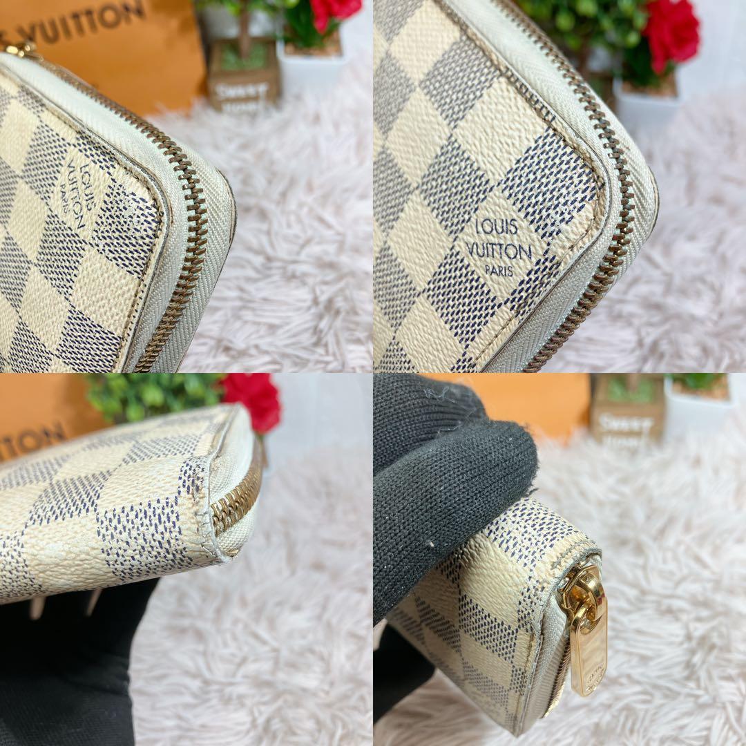 ルイヴィトン ダミエ アズール ジッピーウォレット ラウンドファスナー 長財布