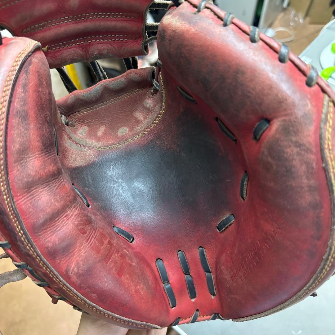 MIZUNO 硬式グローブ レッド　最終値下げ！