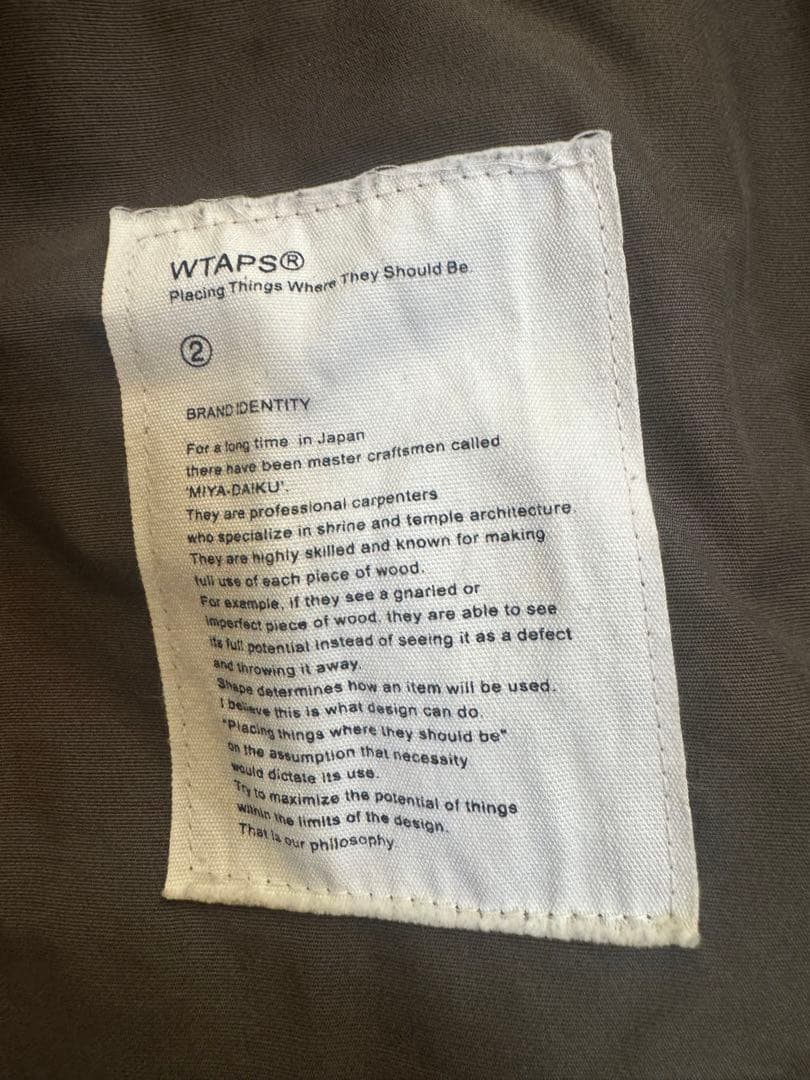 WTAPS ミリタリージャケット　サイズ2