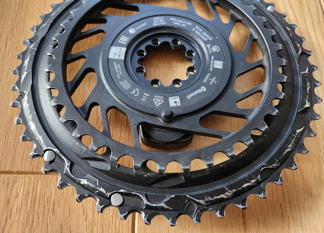 SRAM RED AXS E1 50/37T チェーンリングパワーメーター付き