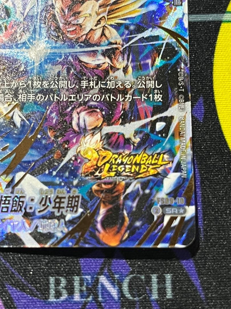 ドラゴンボールカード 孫悟飯　少年期SRパラレル フュージョンワールド