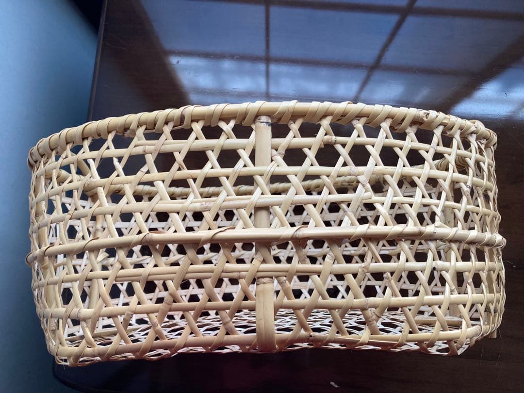 青森 根曲竹 りんごかご