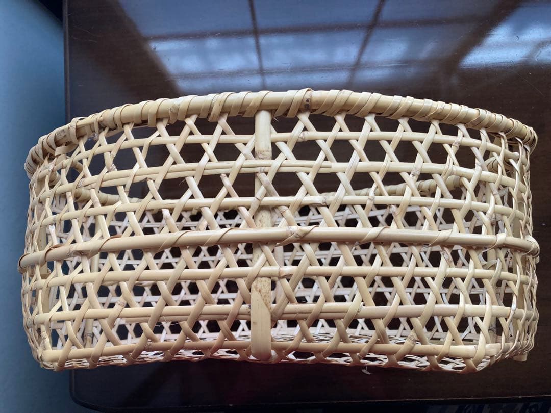 青森 根曲竹 りんごかご