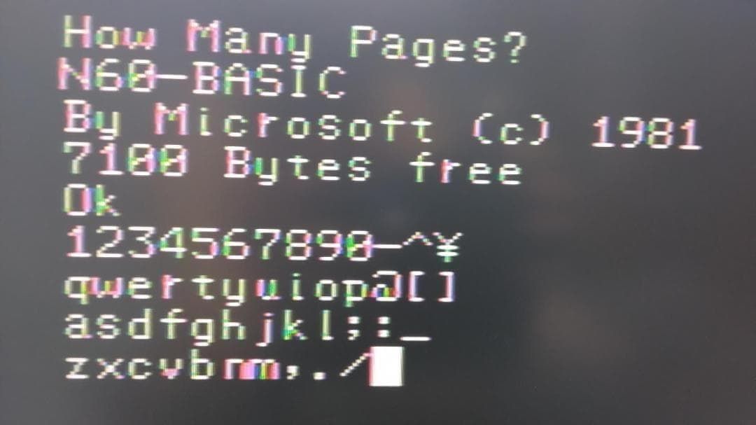 NEC PC-6001mkII パソコン本体 フルメンテナンス 動作品