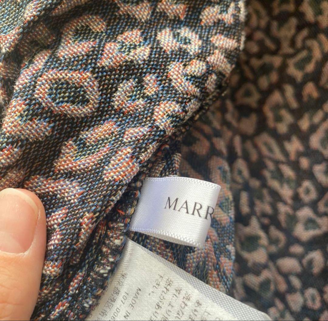 MARRY ME ヒョウ柄 パフスリーブチュニック マリーミー