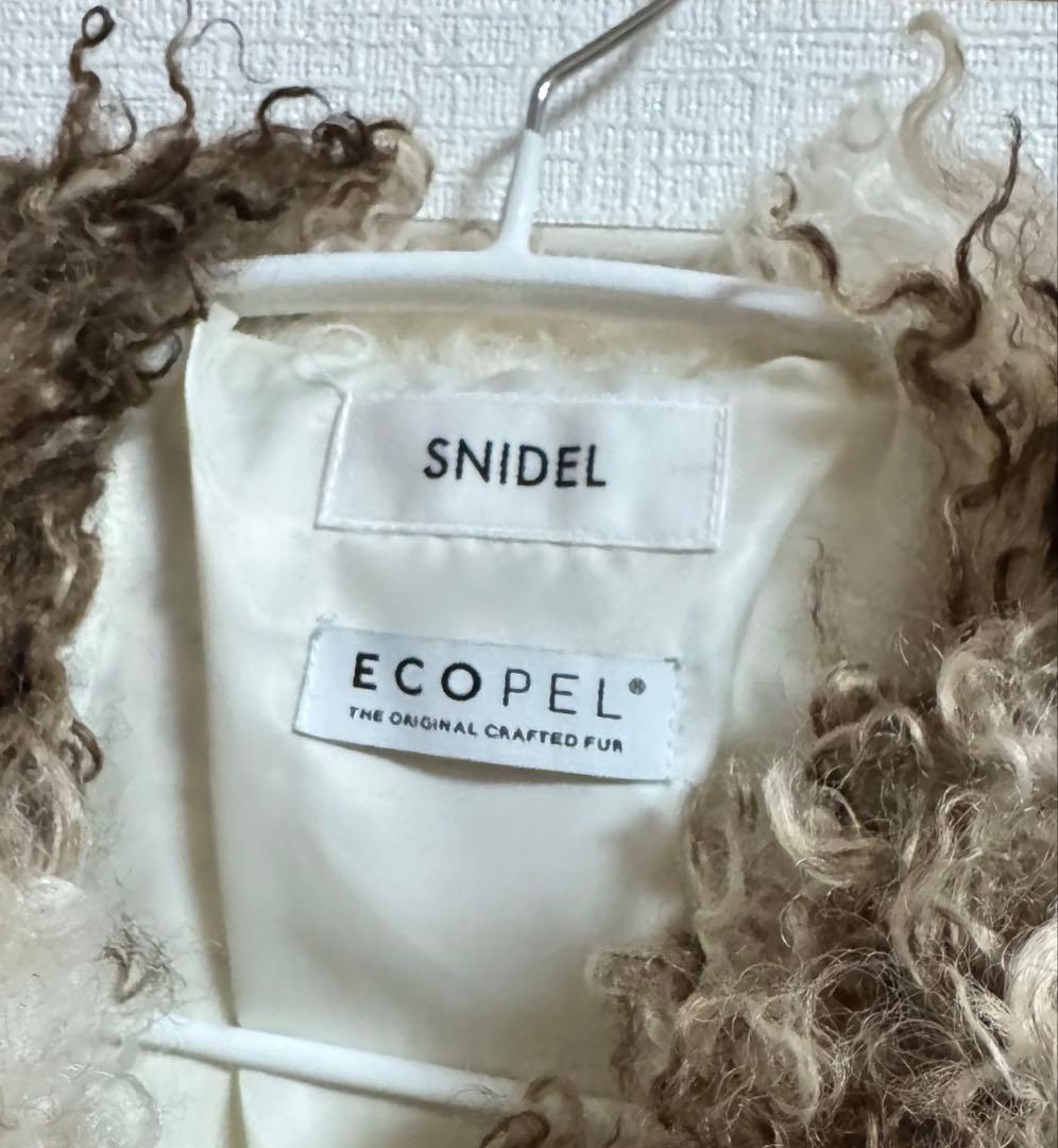 【SNIDEL】ファーショートコート：MIX