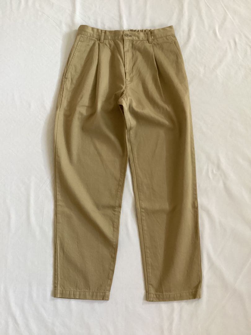 BLUE BLUE JAPAN ウェポン ワンタックパンツ　Lサイズ　新品未使用