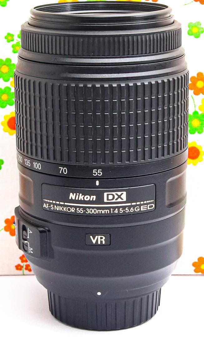 超望遠レンズ！☆Nikon AF-S 55-300mm☆手振れ補正付き