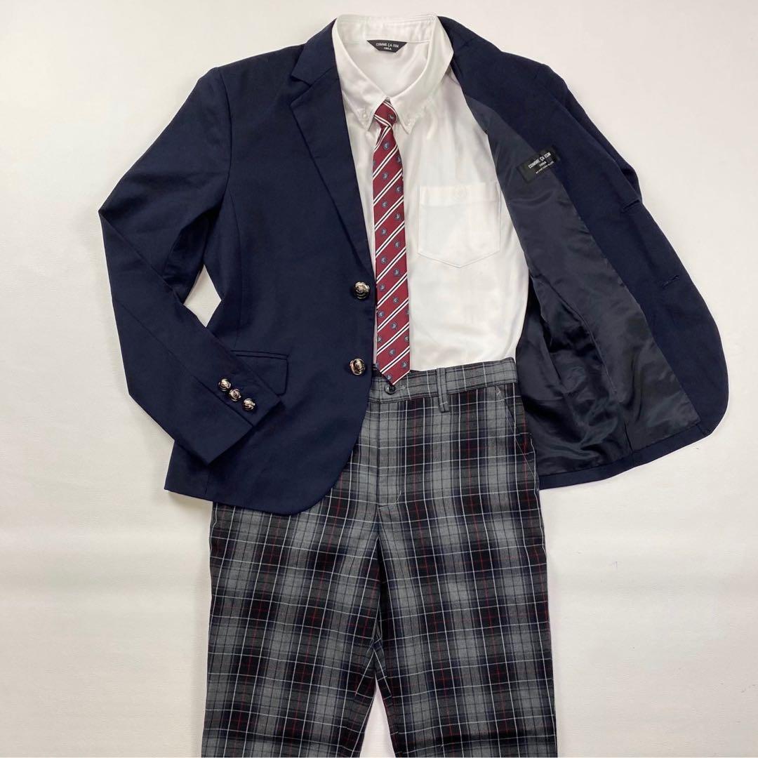 ✨コムサイズム160 フォーマルセットアップスーツ4点セット 卒業式 発表会受験