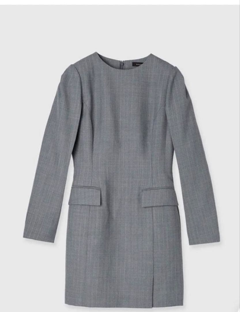 anuans パネルラインミニワンピース