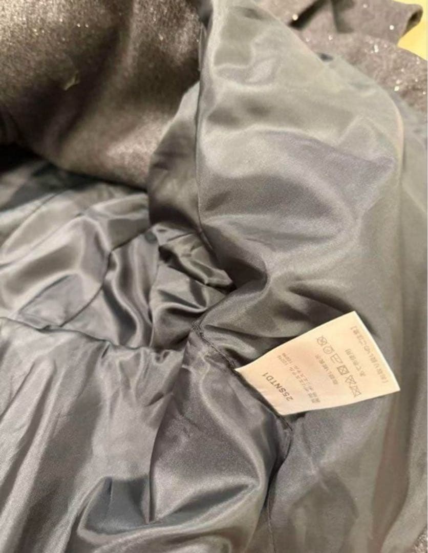 obli ラメジャケットドレス