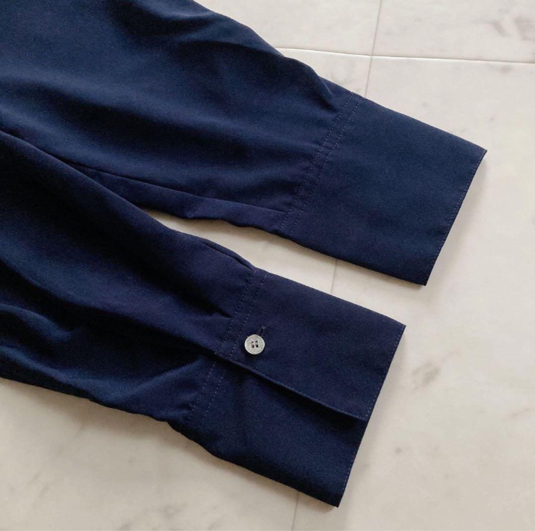 極美品　ボールジィ　クリアデシンボウタイブラウス　トゥモローランド　ネイビー