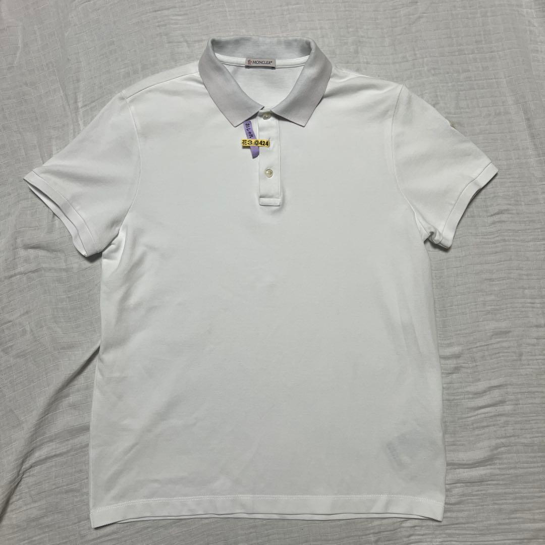☆さ〜ばる☆【本物】MONCLER モンクレール ポロシャツ ホワイト S