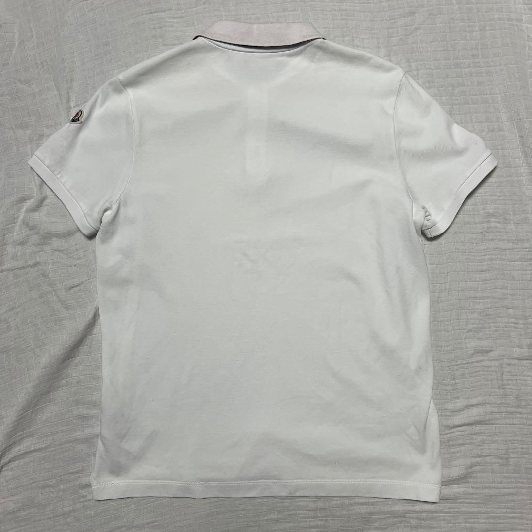 ☆さ〜ばる☆【本物】MONCLER モンクレール ポロシャツ ホワイト S