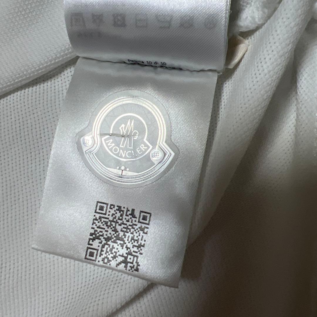 ☆さ〜ばる☆【本物】MONCLER モンクレール ポロシャツ ホワイト S