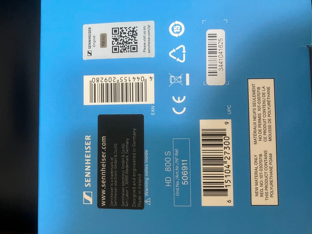 k*i様 ゼンハイザー HD800S 開放型ヘッドホン ORB Clear fo