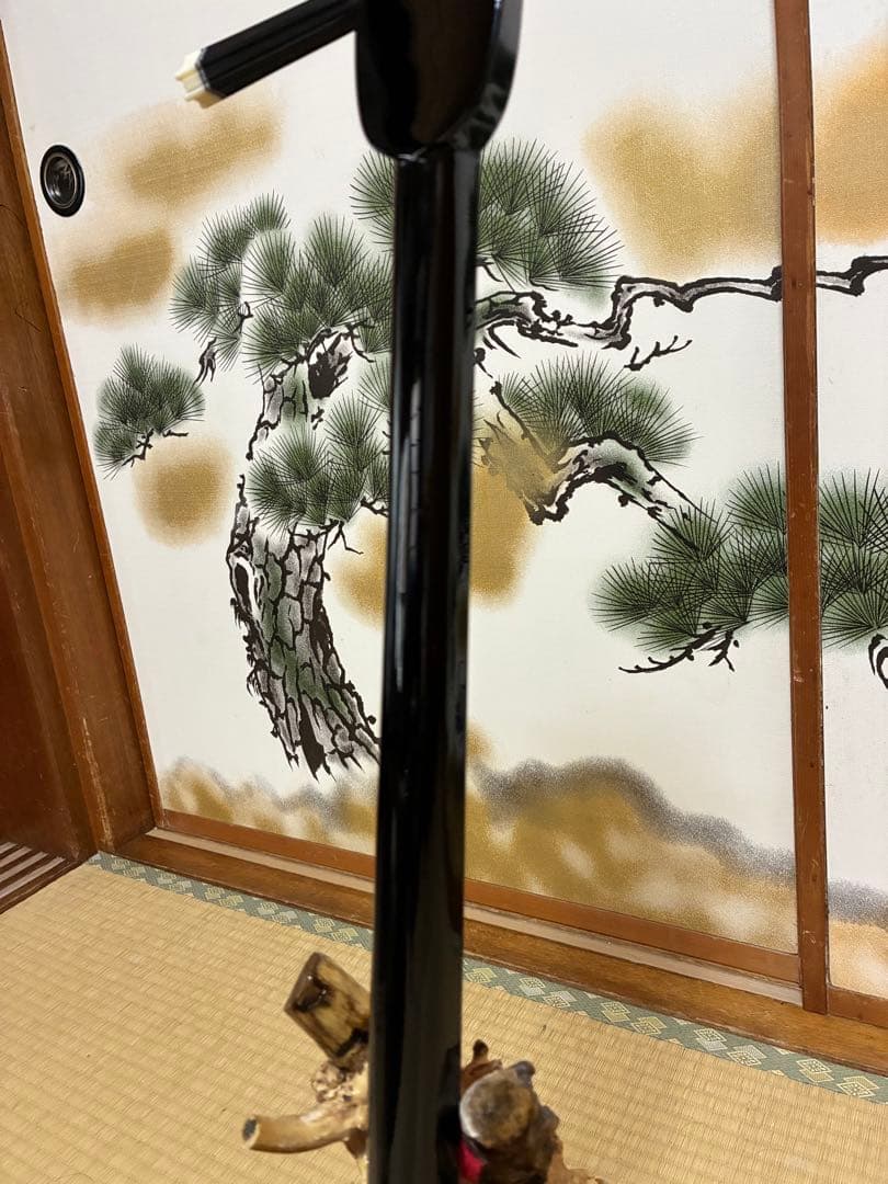 沖縄三線！貴重！知念大工型！本蛇皮！本張り！【一枚張り】まる⑥⑧