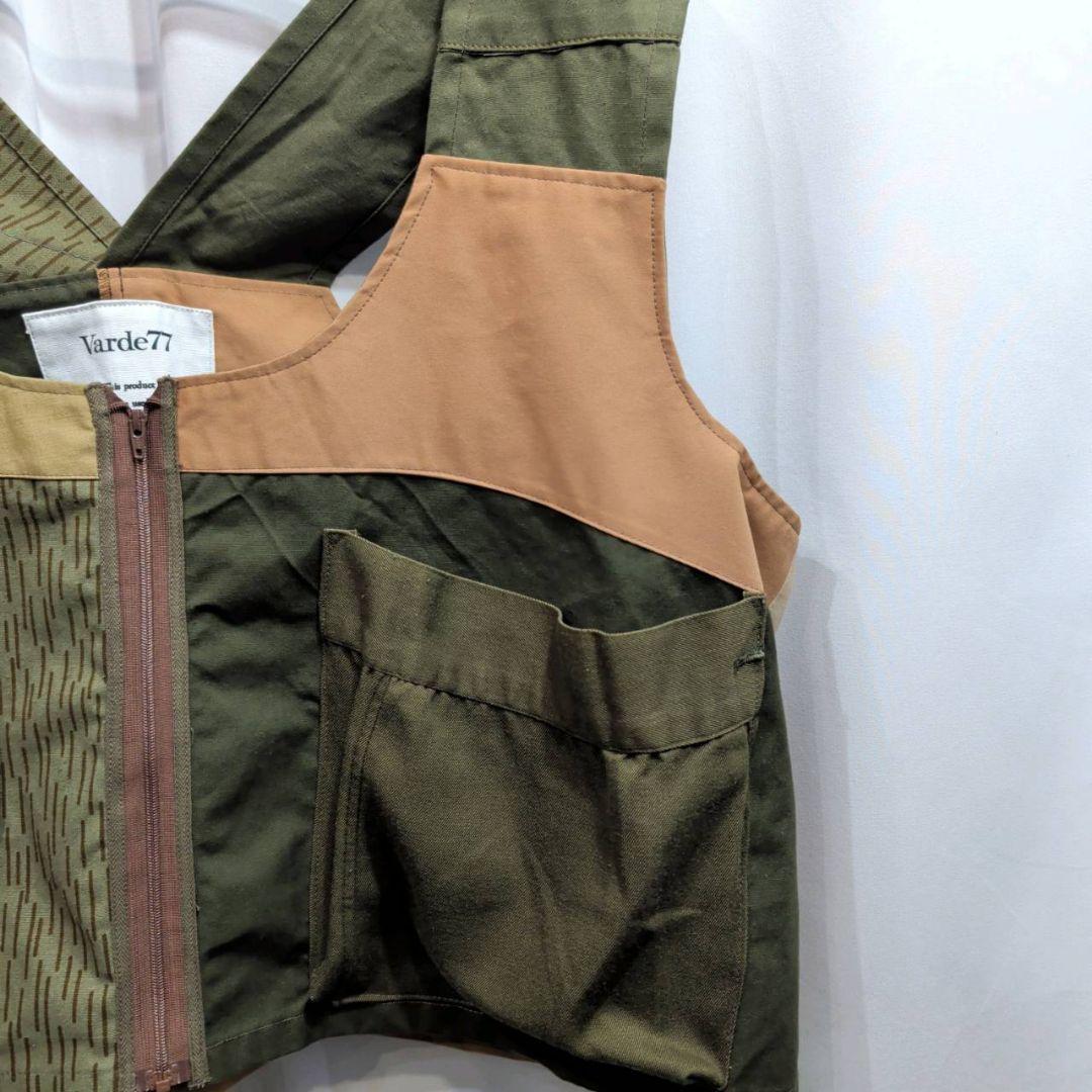美品 Varde77 バルデ77 再構築 ミリタリー ミックスベスト XL相当