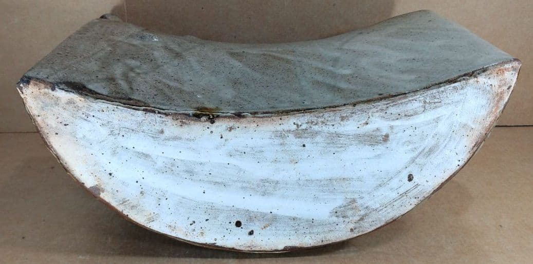 【本物保証】金城次郎 海老魚紋抱瓶 共箱 栞 ｗ28㎝超 壷屋焼 人間国宝 無傷