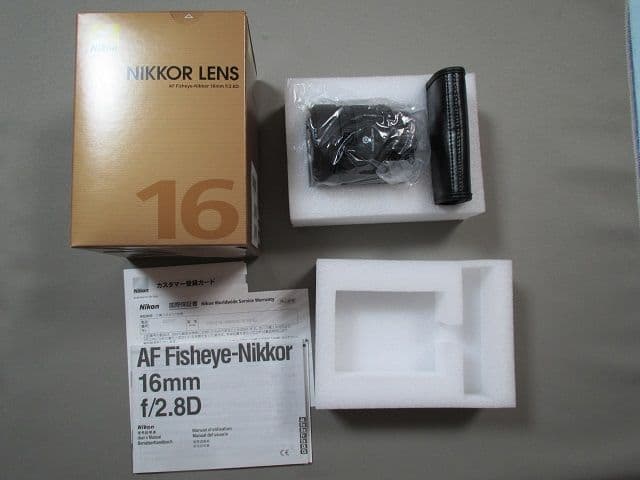 ほぼ未使用 ニコン AＦ 16mm f2.8D