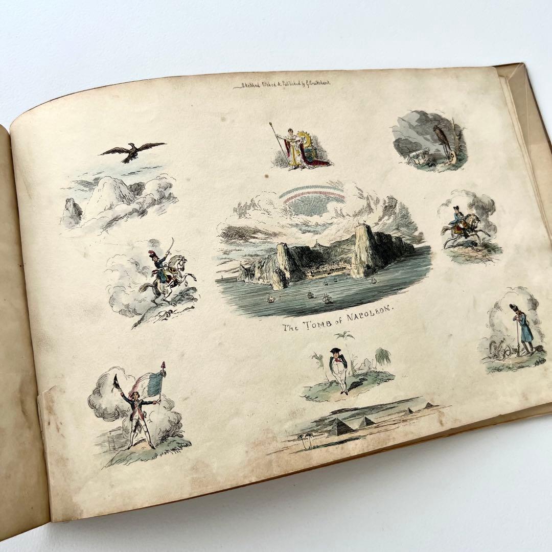 My Sketch Book⠀クルックシャンク⠀1830年代　希少　アンティーク