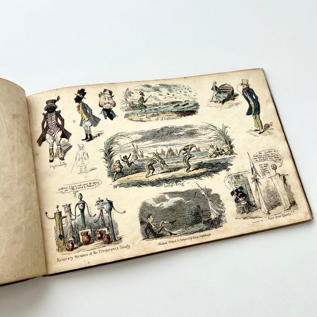 My Sketch Book⠀クルックシャンク⠀1830年代　希少　アンティーク