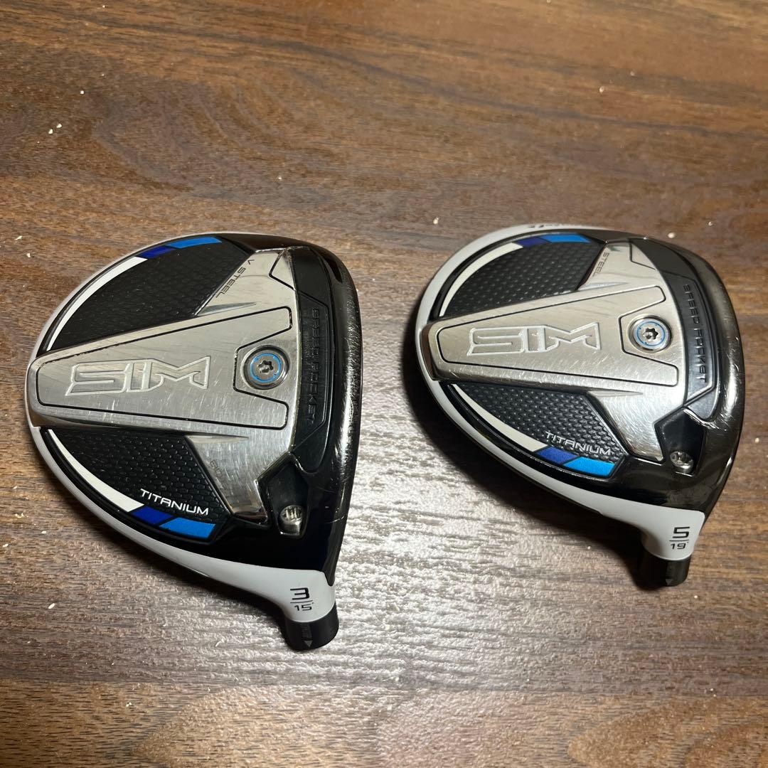 SIM フェアウェイウッド 3番 5番　3w 5w ヘッドのみ