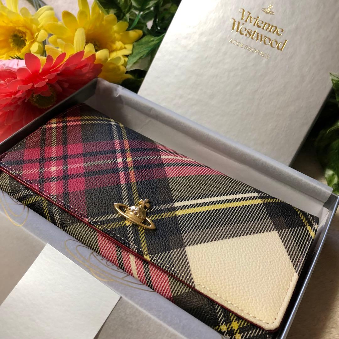 Yapoon!ハンドメイド資材　未使用♡ ヴィヴィアンウエストウッド長財布