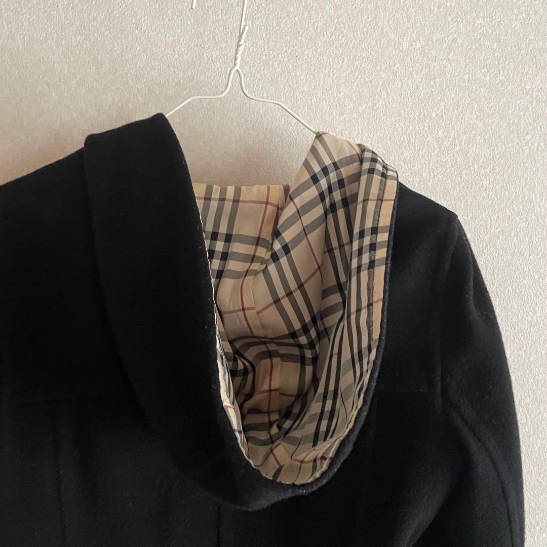BURBERRY フード付きブラックジャケット　サイズ40